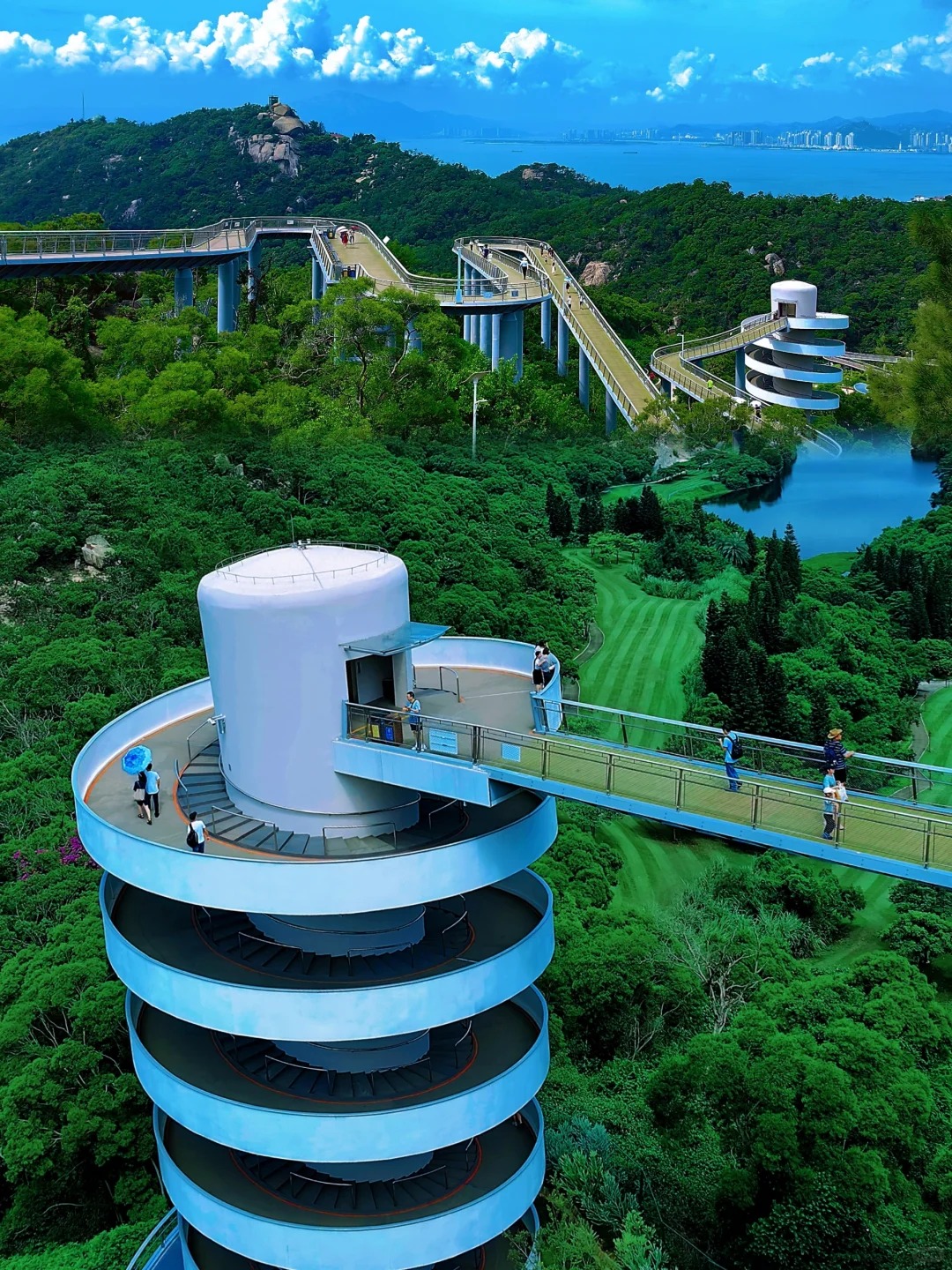 Top Spots on the Xiamen Mountain-Sea Trail: Spiral Slope & Coastal Views