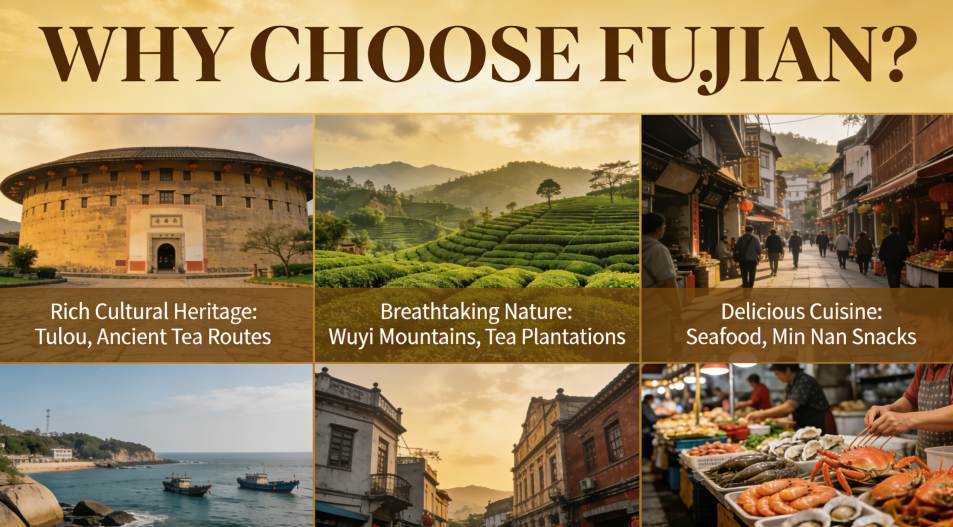 Fujian Travel Guide 2026: Discover Tulou, Wuyishan, Xiamen & More