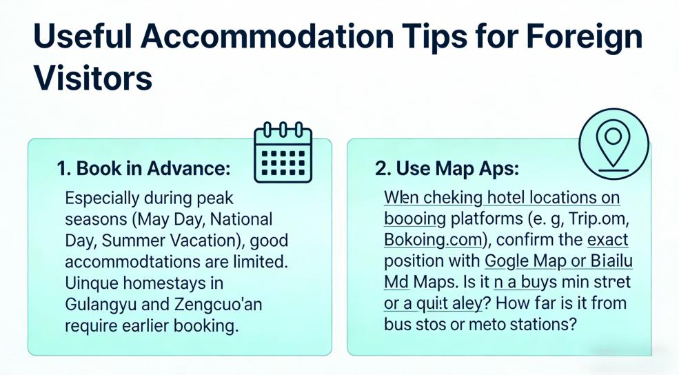 Practical Accommodation Tips for Foreign Visitors