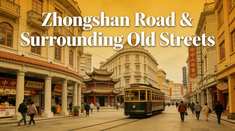 Zhongshan Road and Surrounding Old Streets