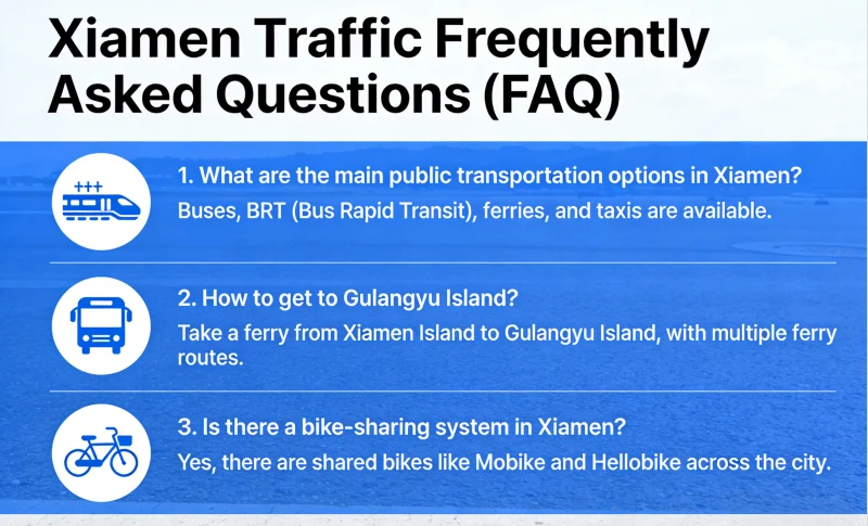 Xiamen Transportation FAQ