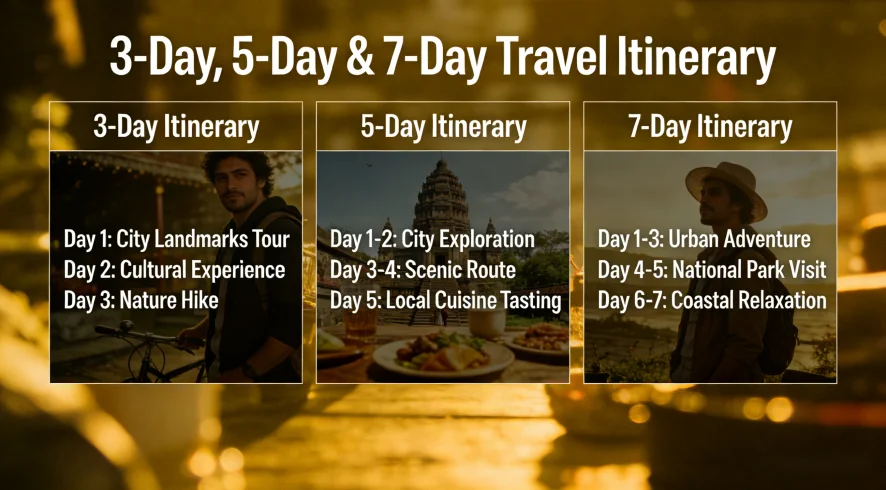 A Week or Longer: How to Plan 3-, 5-, and 7-Day Trips