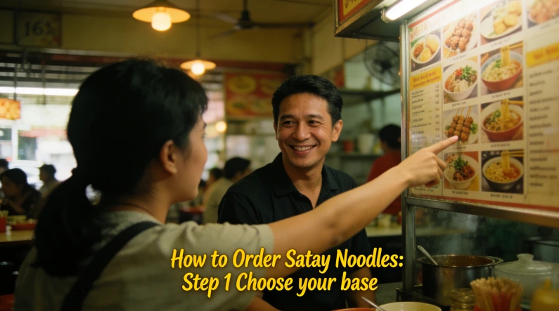 How to Order a Bowl of Satay Noodles?