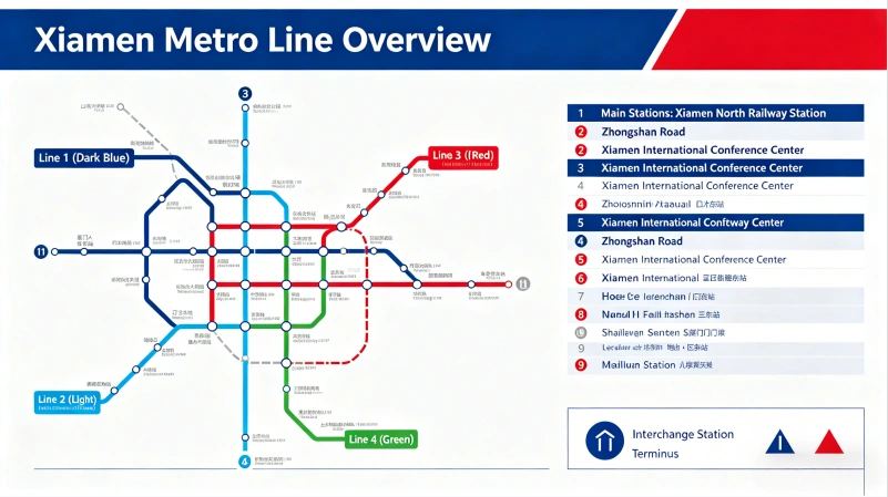 Xiamen metro lines