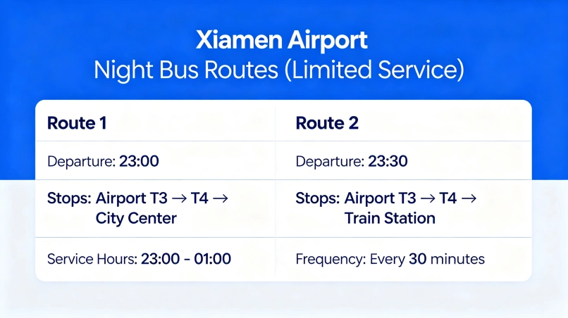 Night Bus Routes (Limited Service)