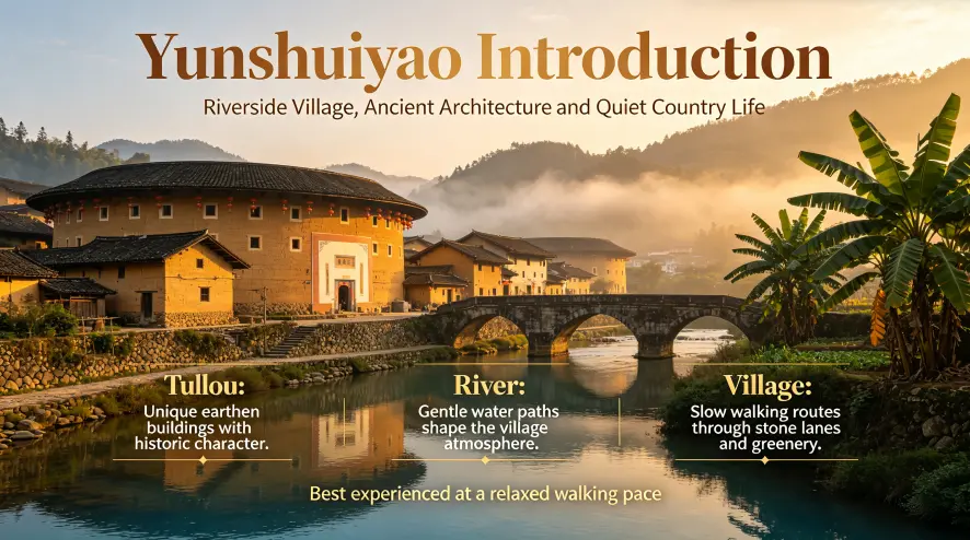 Yunshuiyao Ancient Town: Tulou, Banyan Trees & Film Location