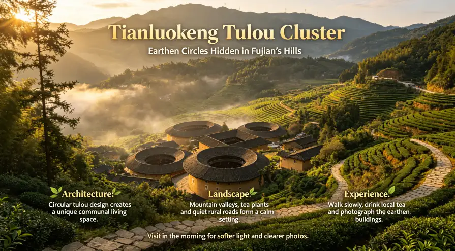 Zhangzhou Tianluokeng : The Iconic Landscape of Fujian Tulou