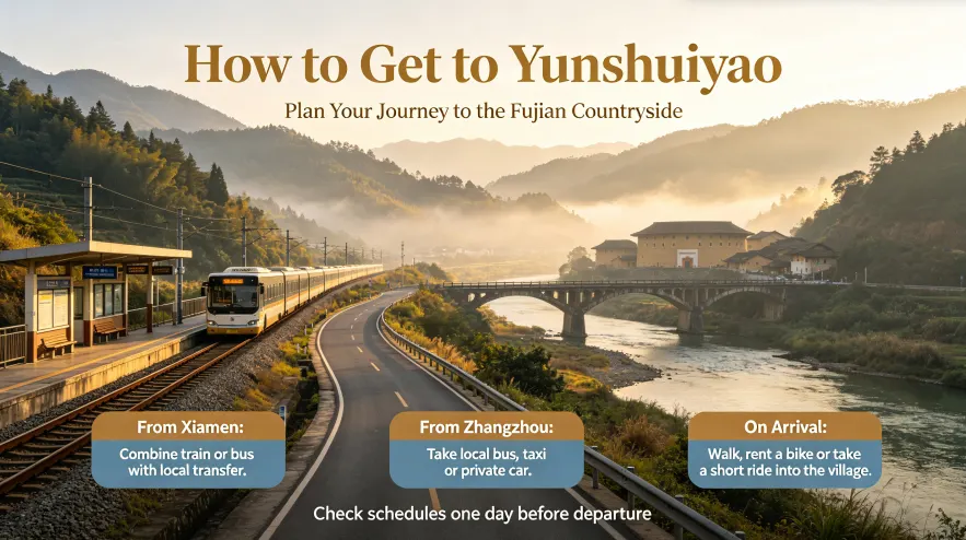 How to Get to Yun Shui Yao