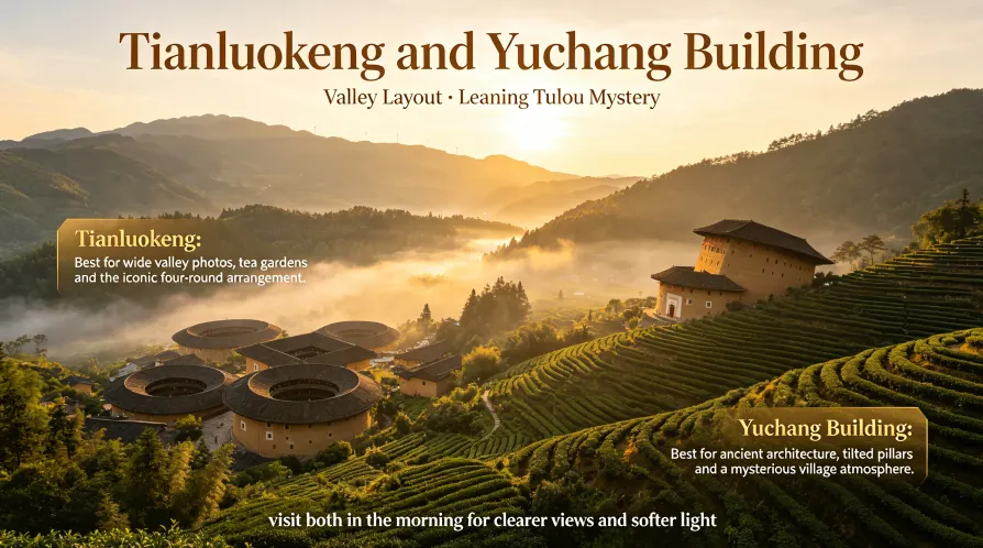 Tianluokeng and Yuchang Lou
