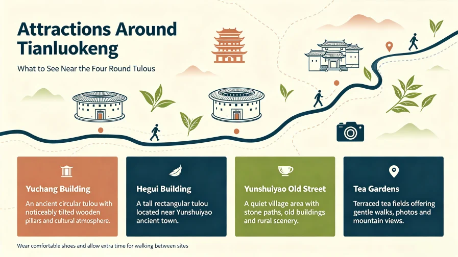 Attractions Near Tianluokeng