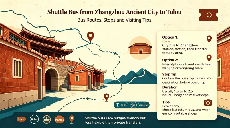 Option 1: Bus (Most Economical)