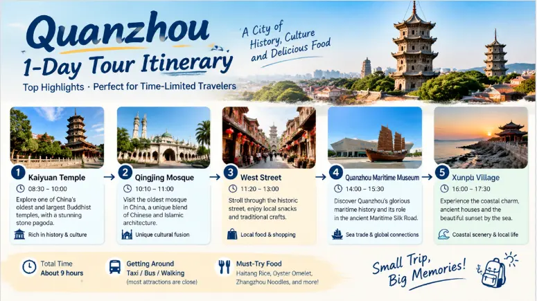 Quanzhou 1-Day Itinerary (For Travelers Short on Time)