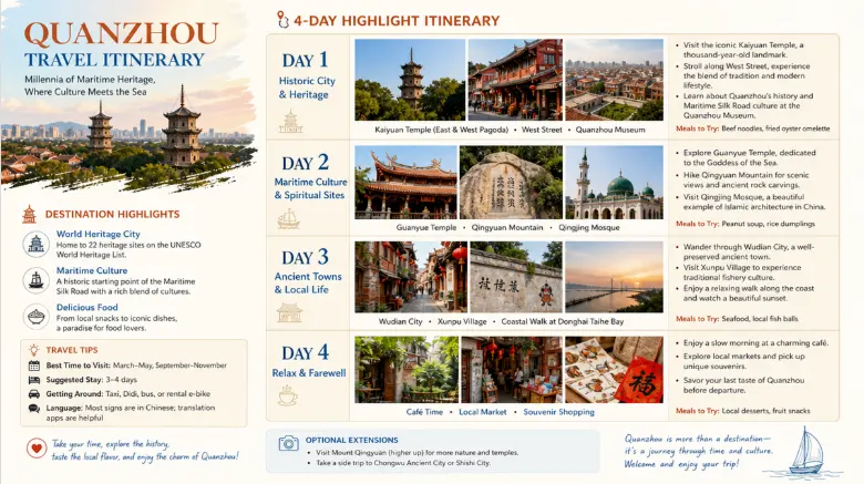 Suggested Itineraries