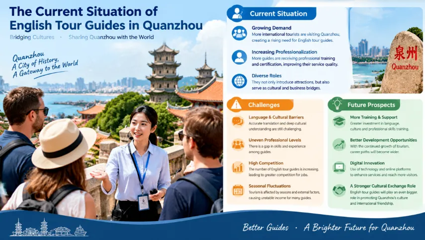 Current Situation of English Guides in Quanzhou